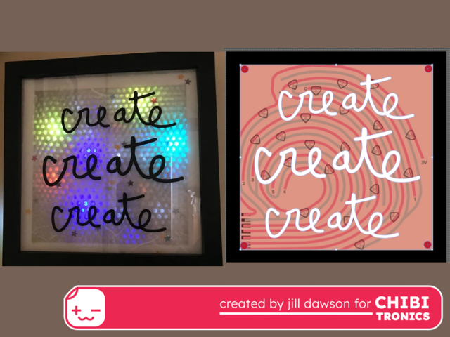Illuminate a Box Frame with a Chibi Chip